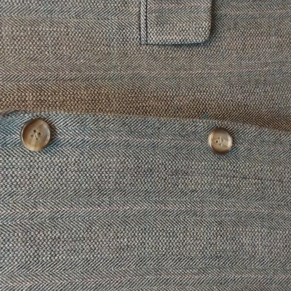 NWOT Alan Flusser Light Brown Lambswool Sport Jacket 42L - Picture 4 of 12